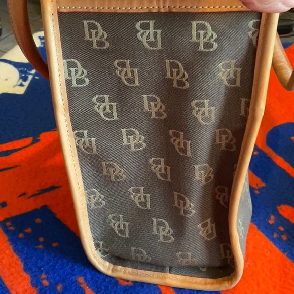 Dooney & Bourke Vintage Set of 3 Taupe Canvas & Tan Leather Bags, Preowned - Picture 13 of 16